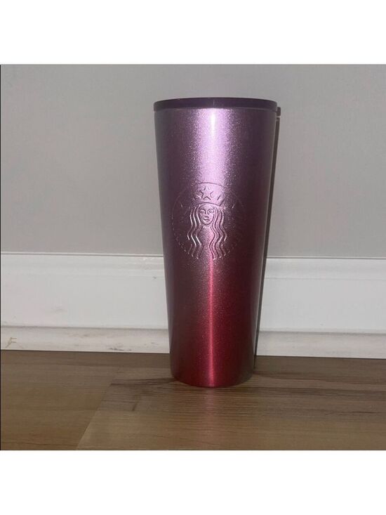 Starbucks Other - Starbucks Metallic Pink Tumbler